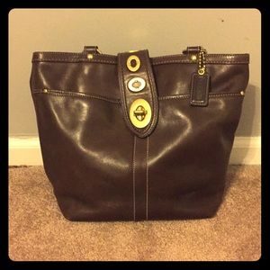 Dark Brown Coach Bag